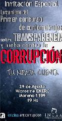 Cartel del concurso de transparencia